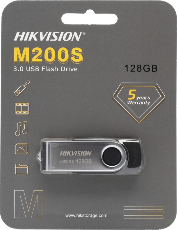 Флешка USB HIKVISION HS-USB-M200S/128G/U3 Считыватели и контроллеры #2