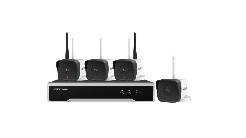 Комплект видеонаблюдения сетевой с WI-FI HIKVISION NK42W0-1T(WD) Осветители