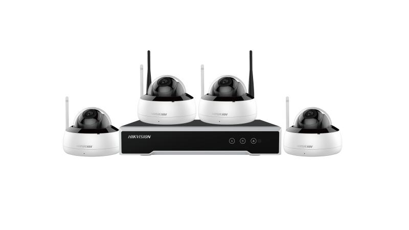 Комплект видеонаблюдения сетевой с WI-FI HIKVISION NK44W1H-1T(WD) Осветители